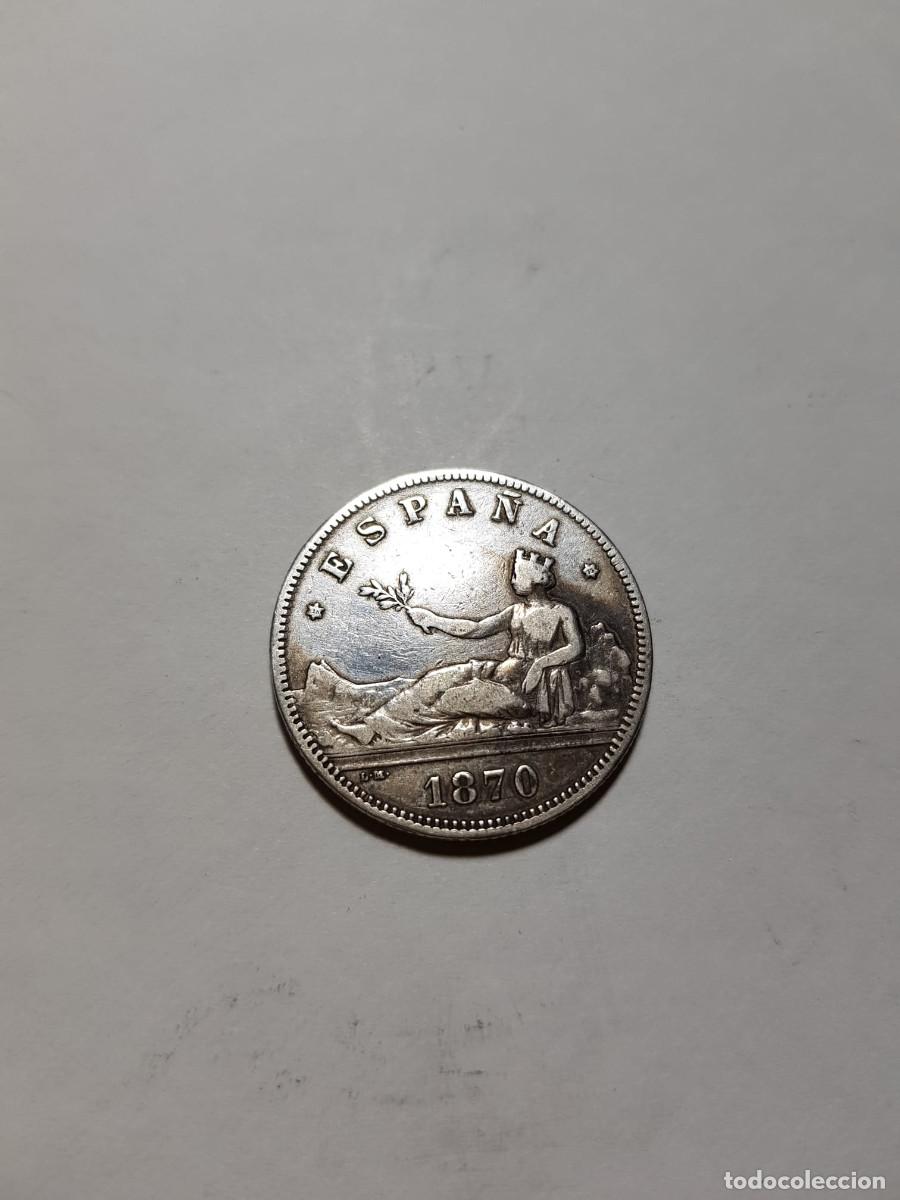 Monedas de Espa&ntilde;a: ESPA&Ntilde;A-GOBIERNO PROVISIONAL-2 PESETAS-1870*18-73 DEM