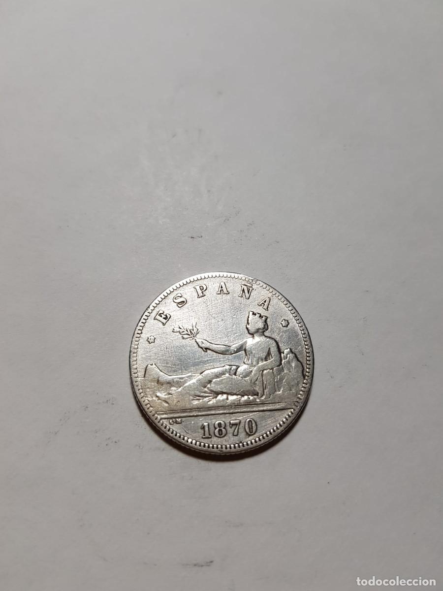 Monedas de Espa&ntilde;a: ESPA&Ntilde;A-GOBIERNO PROVISIONAL-2 PESETAS-1870*74 DEM