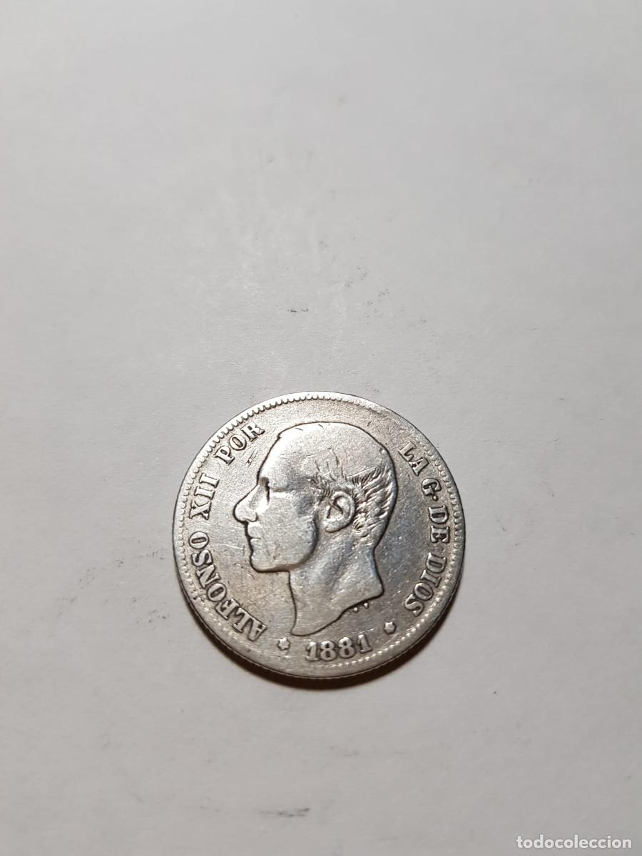 Monedas de Espa&ntilde;a: ESPA&Ntilde;A-ALFONSO XII-2 PESETAS-1881-MSM