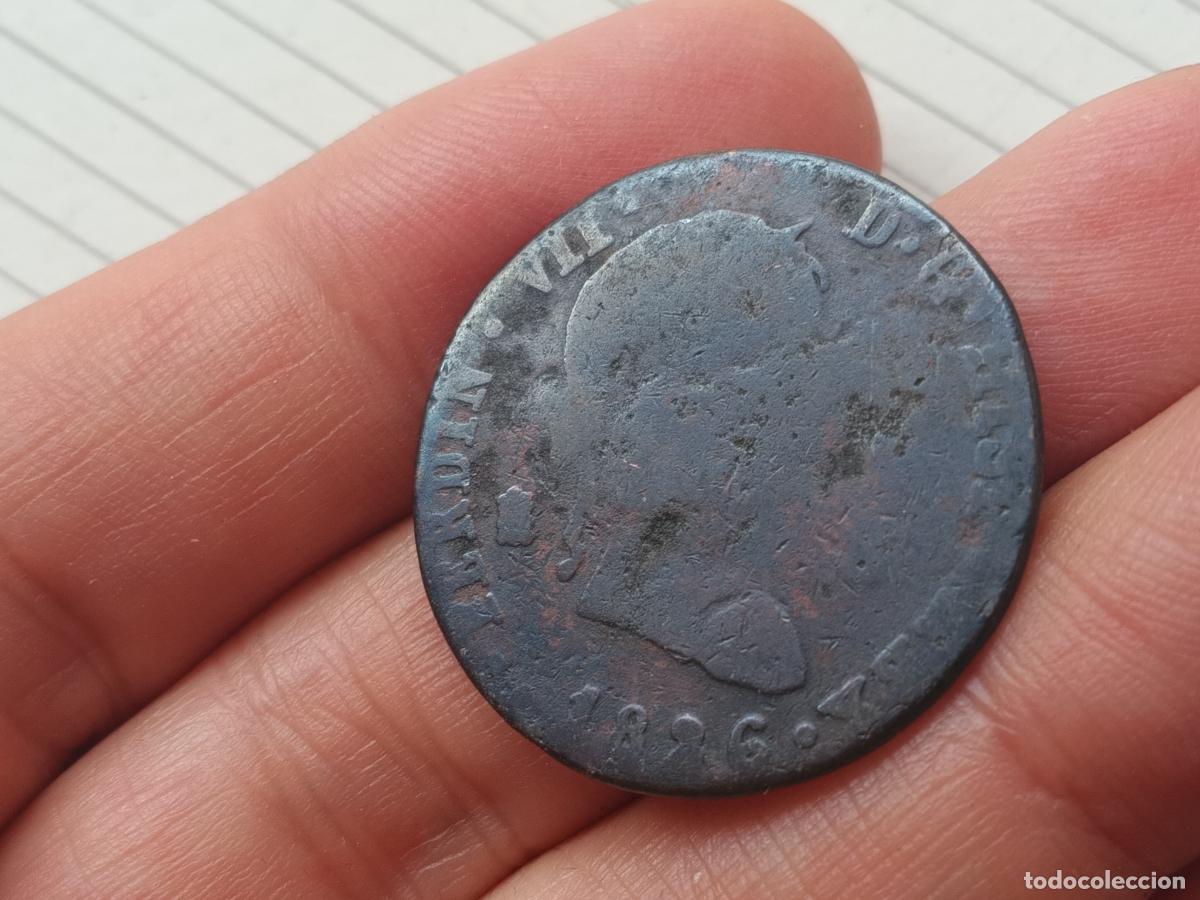 Monedas de Espa&ntilde;a: 8 maravedis de 1830 Fernando VII Segovia