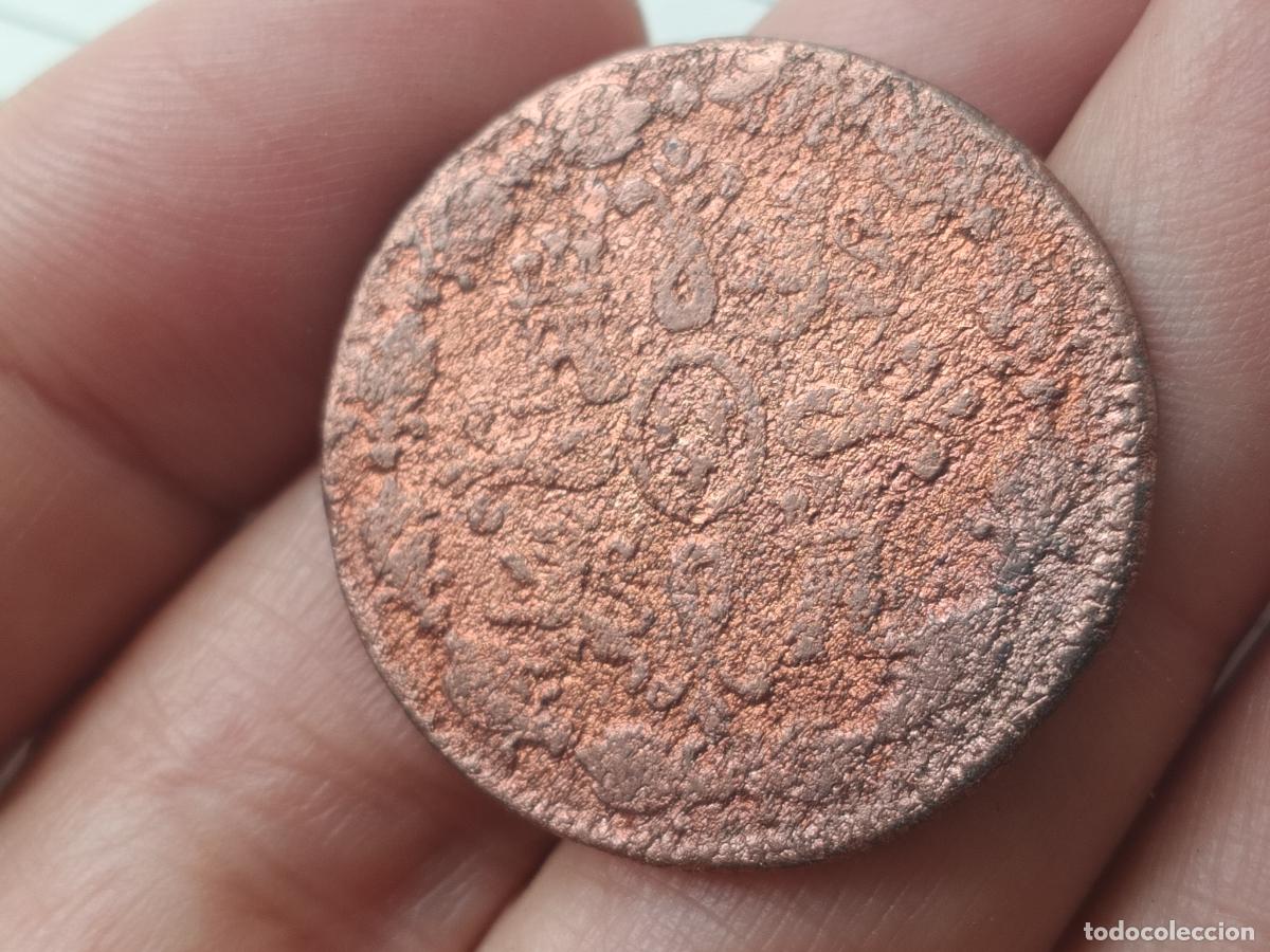 Monedas de Espa&ntilde;a: 8 maravedis de 1808 Carlos IV - Foto 2