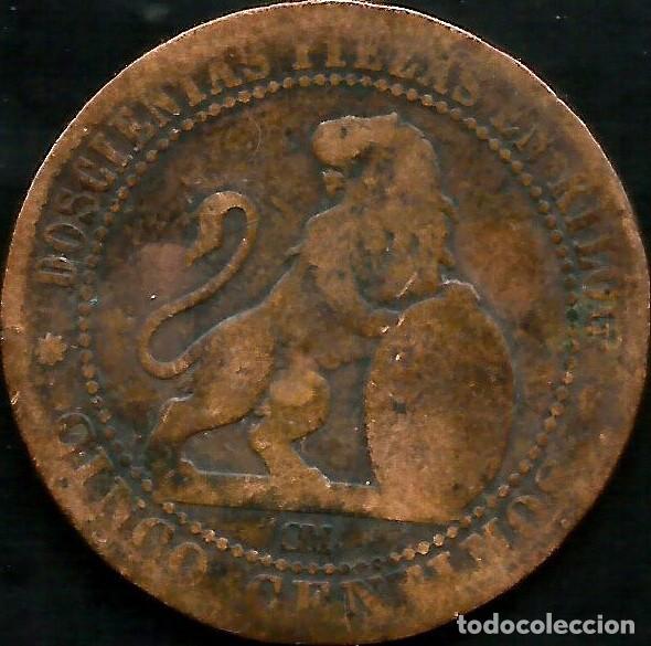 Monedas de Espa&ntilde;a: ESPA&Ntilde;A 1870 - 5 CENTIMOS - KM 662 - CIRCULADA