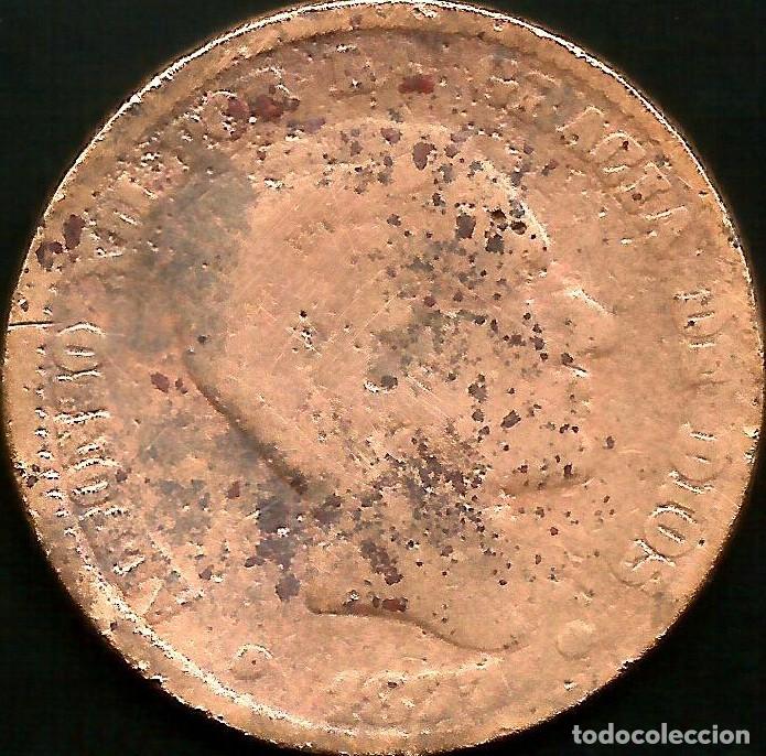 Monedas de Espa&ntilde;a: ESPA&Ntilde;A 1877 - 10 CENTIMOS - KM 675 - CIRCULADA - Foto 2