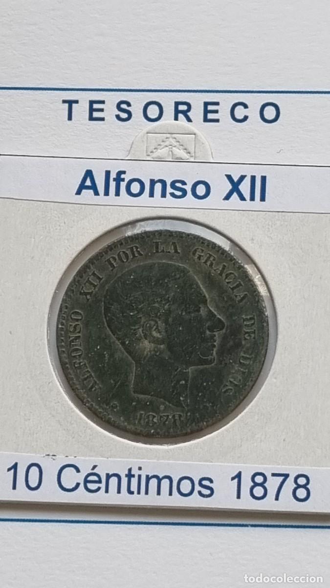 Monedas de Espa&ntilde;a: ESPA&Ntilde;A: MONEDA DE 10 C&Eacute;NTIMOS 1878 Alfonso XII - Ref.: 013