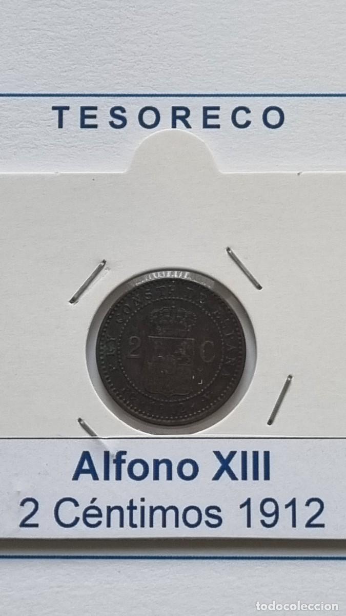 Monedas de Espa&ntilde;a: ESPA&Ntilde;A: MONEDA DE 2 C&Eacute;NTIMOS 1912*12 Alfonso XIII - Ref.: 017