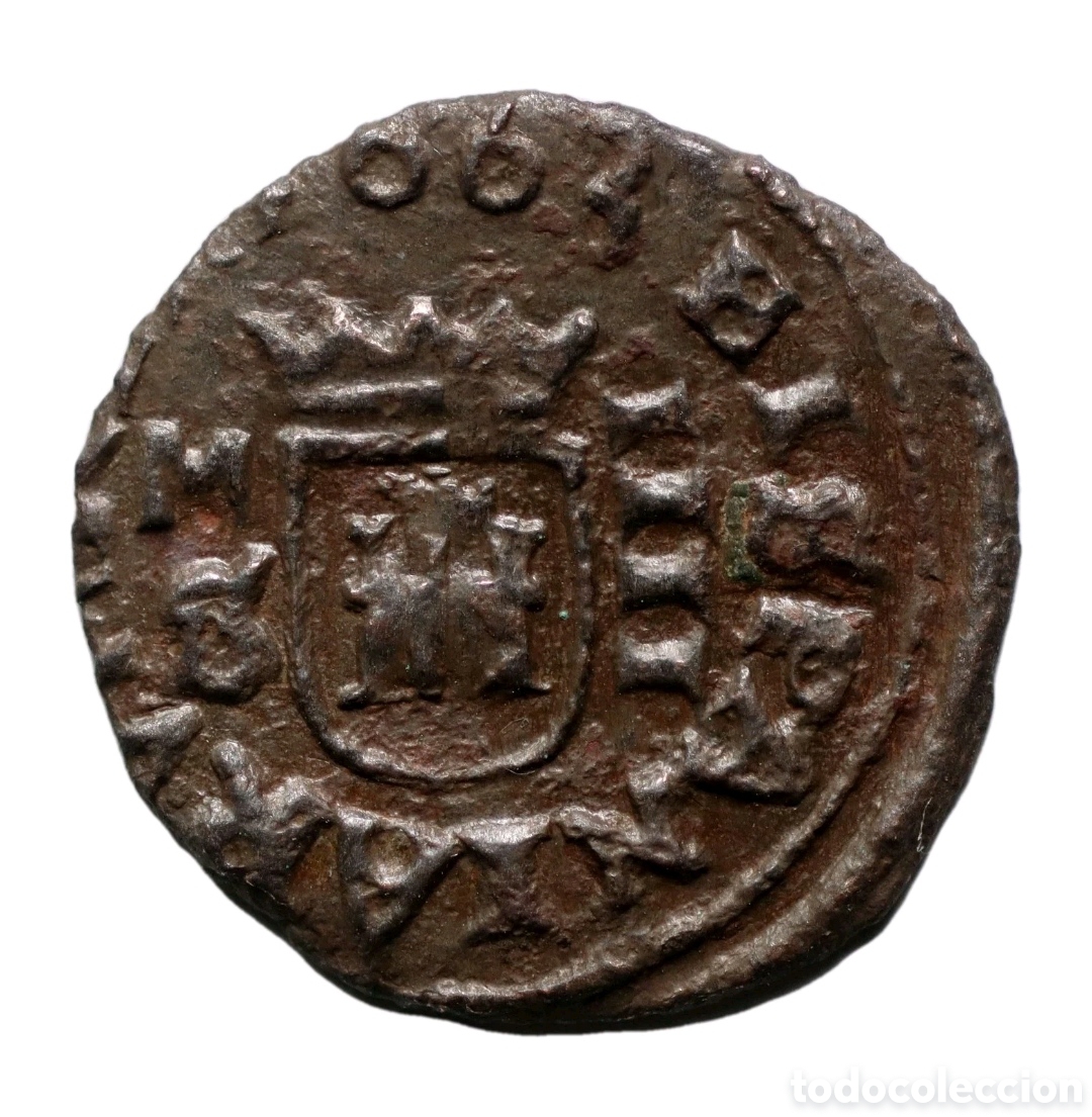 Monedas de Espa&ntilde;a: 4 MARAVEDIS 1663 FELIPE IV MADRID S