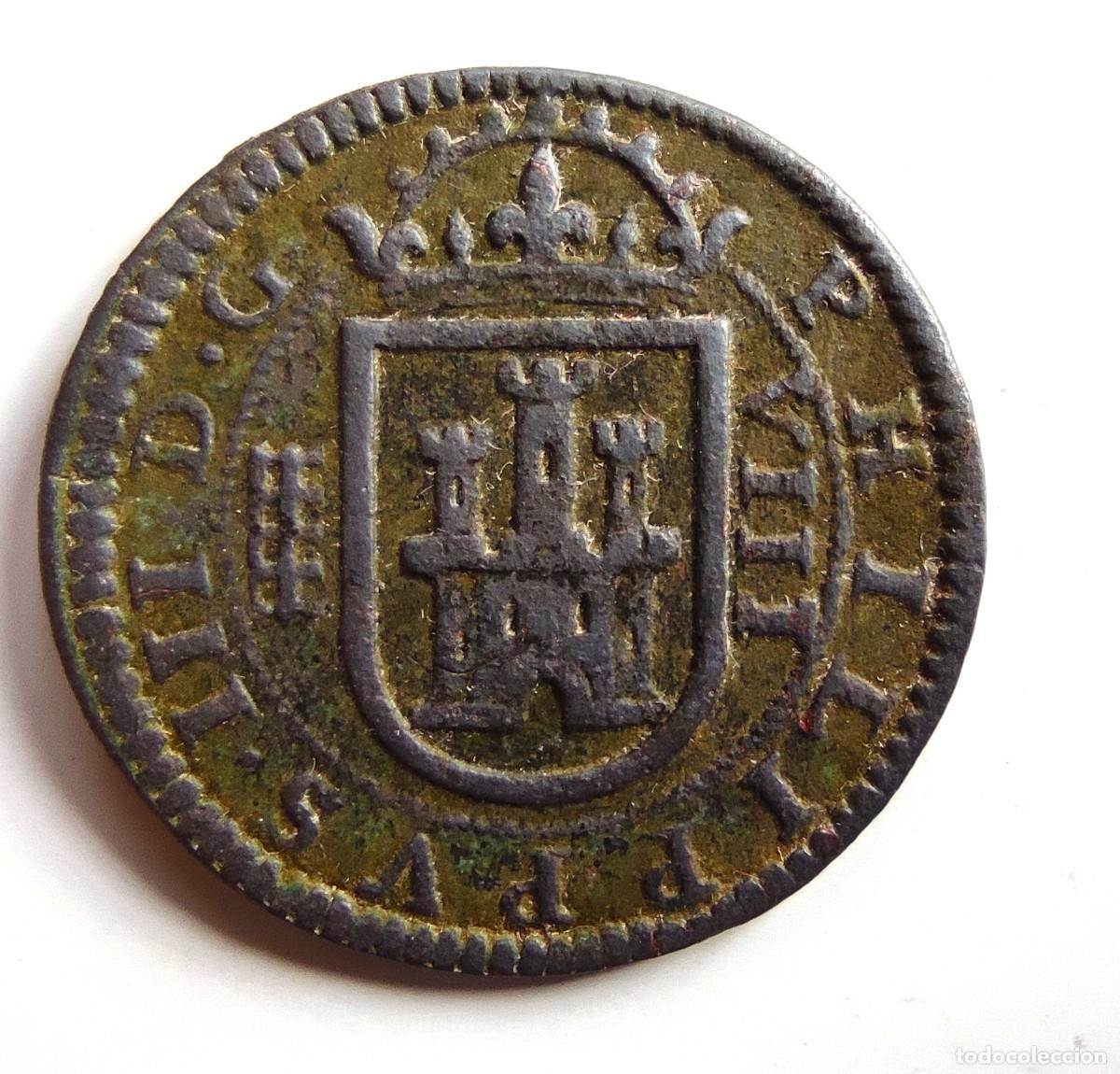 Monedas de Espa&ntilde;a: Felipe III 8 Maraved&iacute;s de Segovia de 1605 MBC