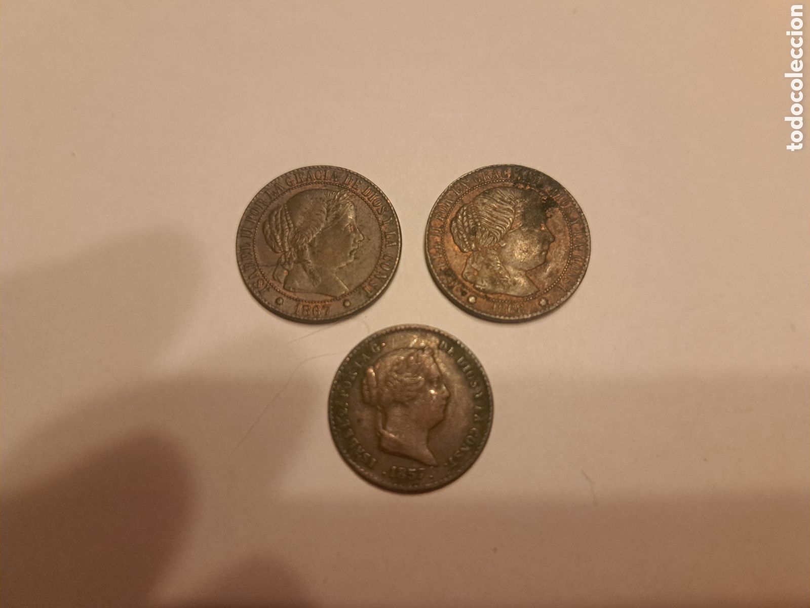 Monedas de Espa&ntilde;a: Monedas de isabel 2 varias fechas