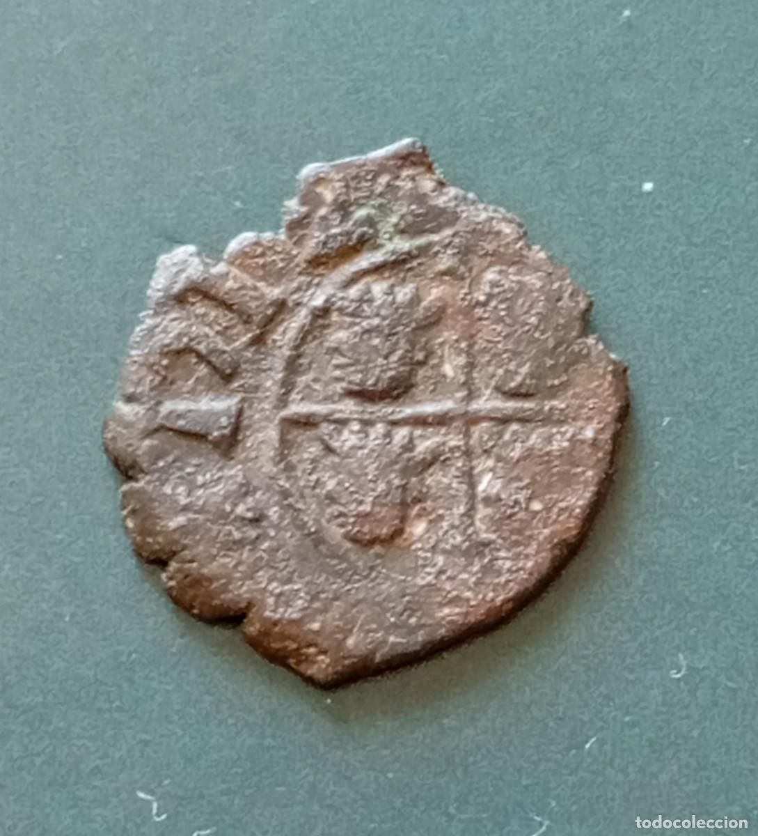 Monedas de Espa&ntilde;a: Felipe V dinero a&ntilde;o 1712 Zaragoza