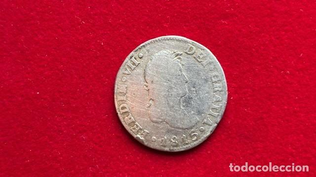 Monedas de Espa&ntilde;a: Fernando VII, 2 Reales 1815 J J , Mexico FAB 872