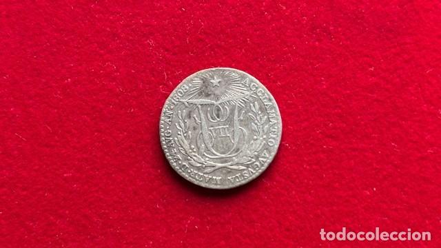 Monedas de Espa&ntilde;a: Fernando VII, medalla proclamacion 1808, 1 real