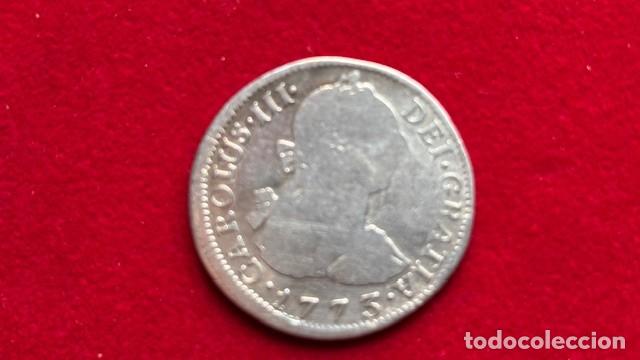 Monedas de Espa&ntilde;a: Carlos III, 2 reales, 1773 J R, Potosi, FAB 712
