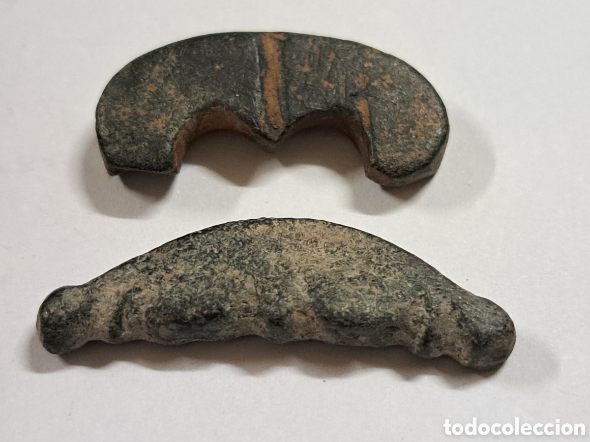 Monedas de Espa&ntilde;a: 2 Premonedas de la &eacute;poca romana en bronce siglos IV - III A.d.c certificado de autenticidad