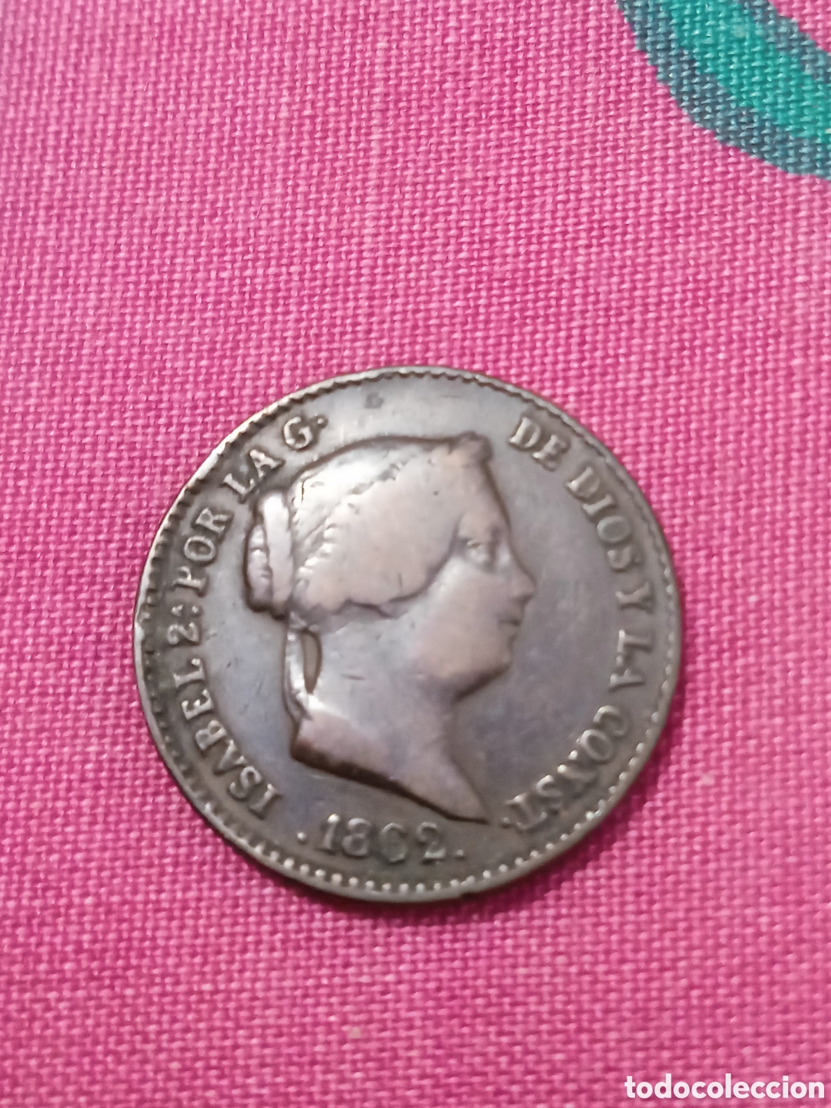 Monedas de Espa&ntilde;a: X- 10 C&Eacute;NTIMOS DE REAL 1862 SEGOVIA ISABEL II