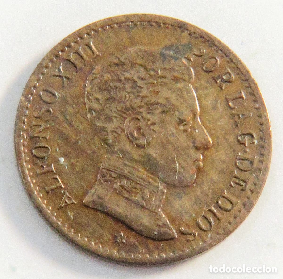 Monedas de Espa&ntilde;a: 1 C&eacute;ntimo 1906 SL-V Estrella 6 EBC Alfonso XIII Moneda Espa&ntilde;ola