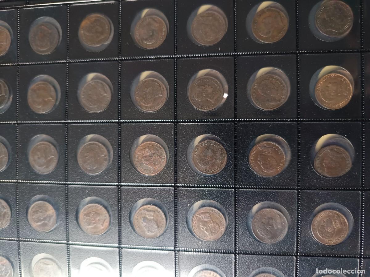 Monedas de Espa&ntilde;a: &Aacute;lbum de monedas cobre Alfonso XIII y gobierno provincial