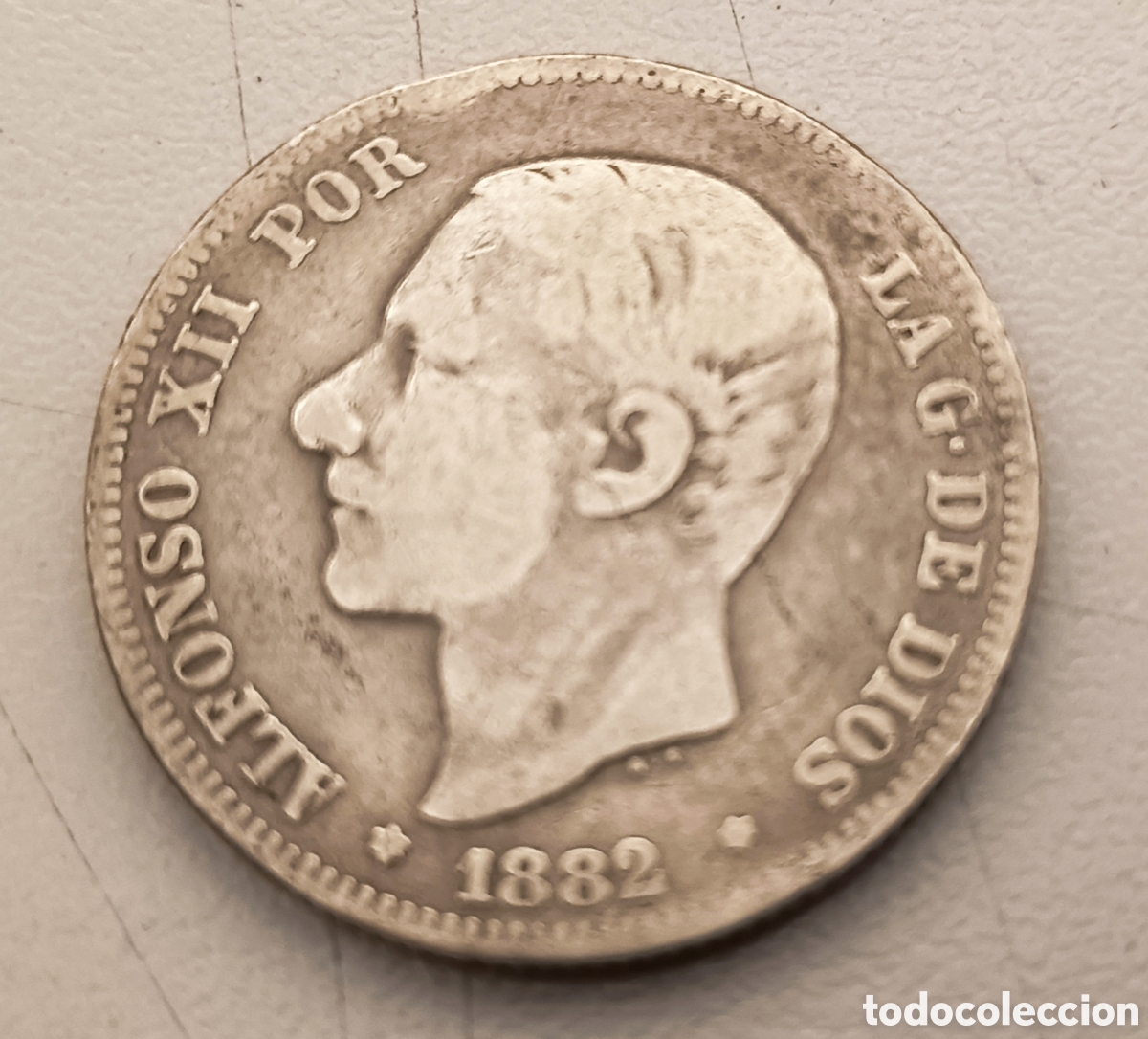 Monedas de Espa&ntilde;a: Moneda Plata 2 Pesetas Alfonso XII 1882