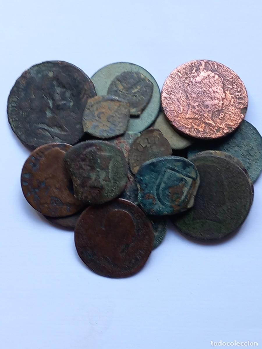 Monedas de Espa&ntilde;a: Lote n&uacute;mero 11 de 25 monedas espa&ntilde;olas para limpiar y expertizar, de Colecci&oacute;n particular.