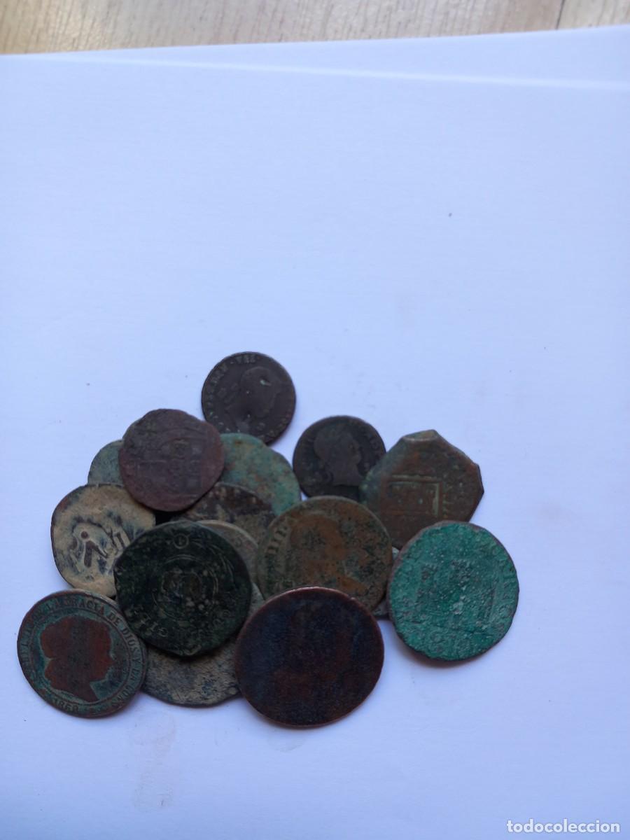Monedas de Espa&ntilde;a: Lote n&uacute;mero 16 de 25 monedas espa&ntilde;olas para limpiar y expertizar, de Colecci&oacute;n particular.