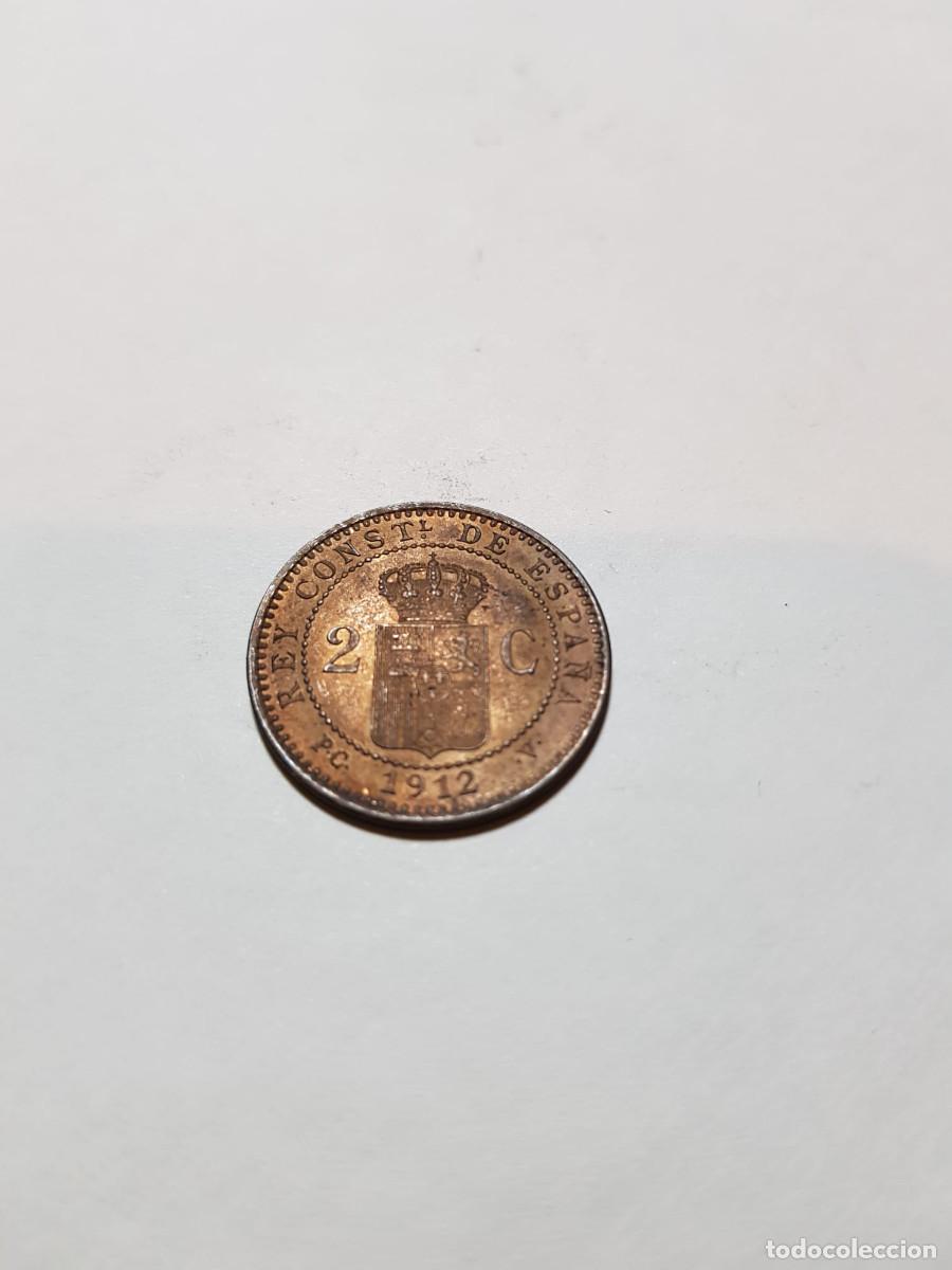 Monedas de Espa&ntilde;a: ALFONSO XIII- 2 CENTIMOS-1912*12 PCV - Foto 2