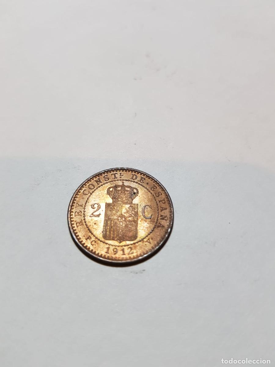 Monedas de Espa&ntilde;a: ALFONSO XIII- 2 CENTIMOS-1912*12 PCV - Foto 2