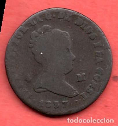 Monedas de Espa&ntilde;a: ISABEL II - 4 MARAVEDIS - 1837 JUBIA