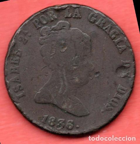 Monedas de Espa&ntilde;a: ISABEL II - 8 MARAVEDIS 1836 - SEGOVIA