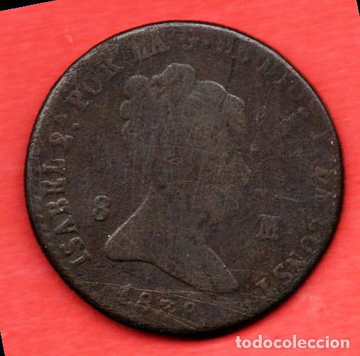 Monedas de Espa&ntilde;a: ISABEL II - 8 MARAVEDIS 1838 - SEGOVIA