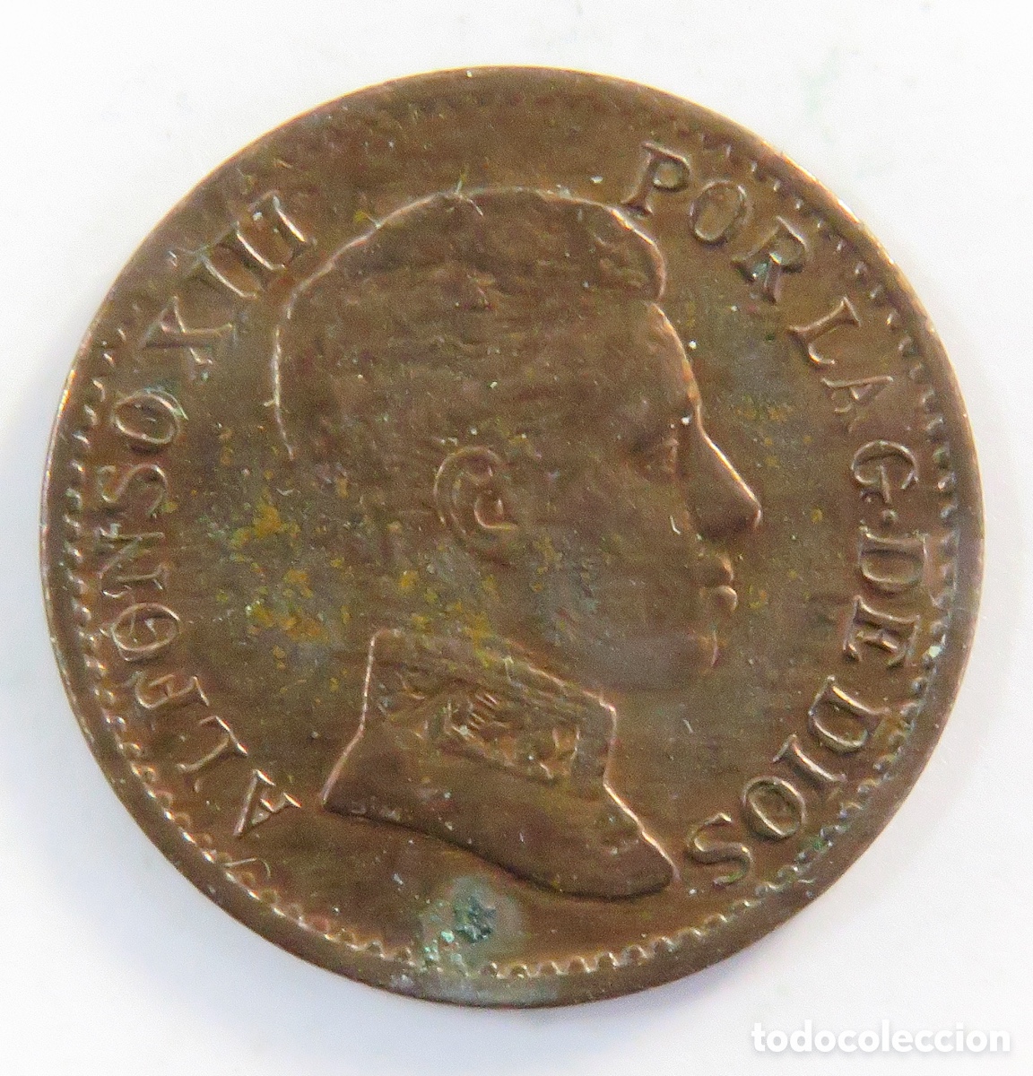 Monedas de Espa&ntilde;a: Moneda de 1 C&eacute;ntimo 1906 *6 S.L.V EBC Alfonso XIII