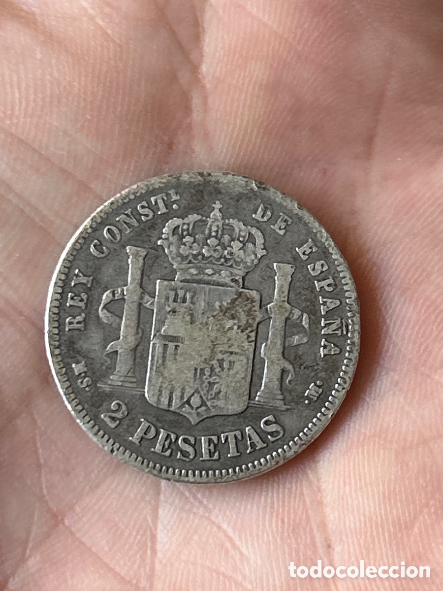 Monedas de Espa&ntilde;a: MONEDA DE PLATA 2 PESETAS 1883
