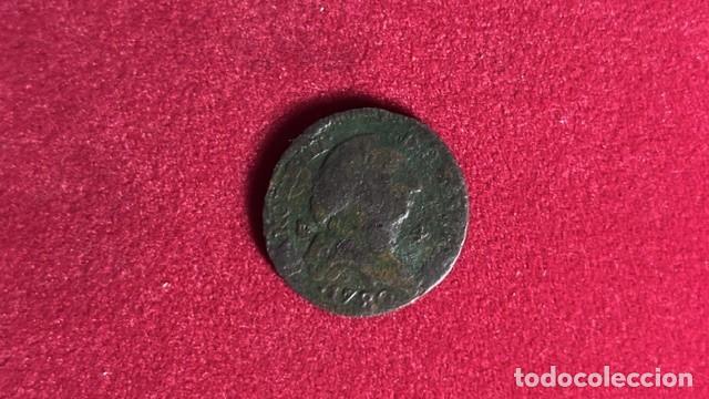 Monedas de Espa&ntilde;a: Carlos III, 4 maravedis, AC 60, 1780