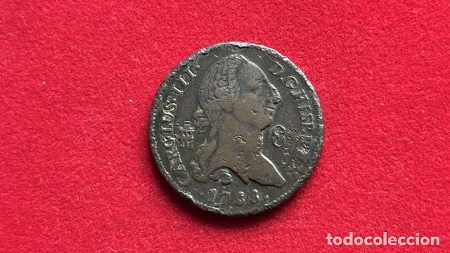 Monedas de Espa&ntilde;a: Carlos III, 8 maravedis, 1788 Segovia, AC 85