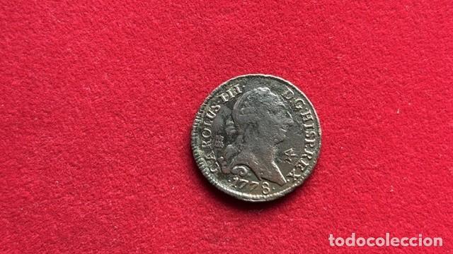 Monedas de Espa&ntilde;a: Carlos III, 4 maravedis, 1778 Segovia, AC 58