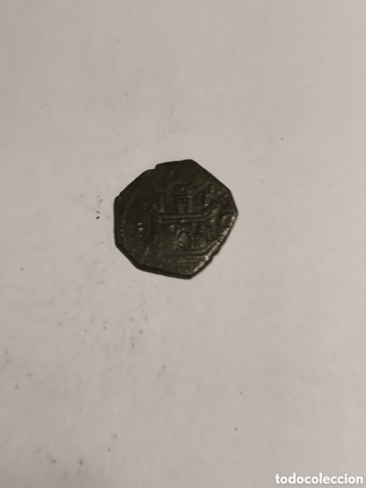 Monedas de Espa&ntilde;a: Blanca Felipe II Cuenca - Foto 2