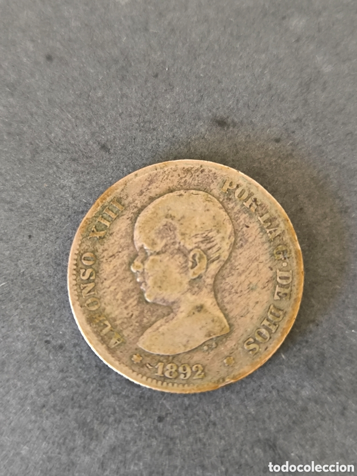 Monete da Spagna: Moneda Alfonso XIII . 1892. 2 pesetas