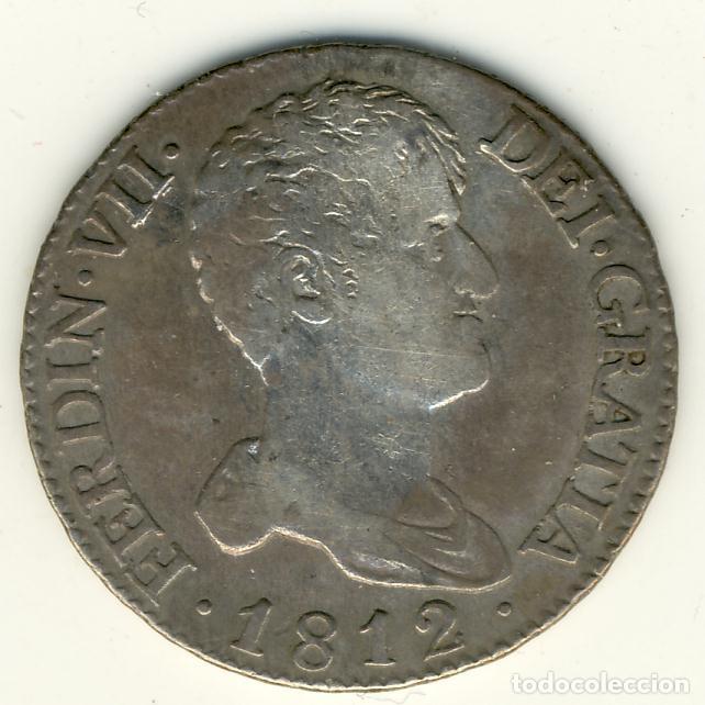 Monedas de Espa&ntilde;a: FERNANDO VII - 2 REALES 1812 I.J. (MADRID)