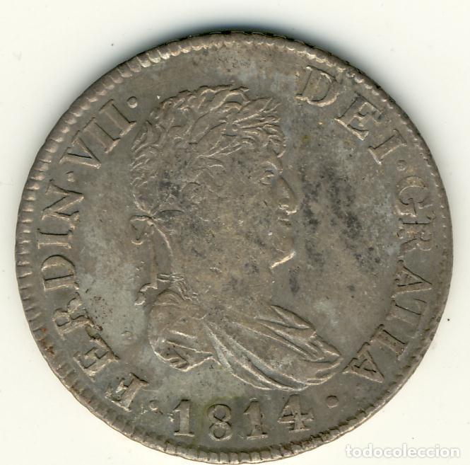 Monedas de Espa&ntilde;a: FERNANDO VII - 2 REALES 1814 MALLORCA