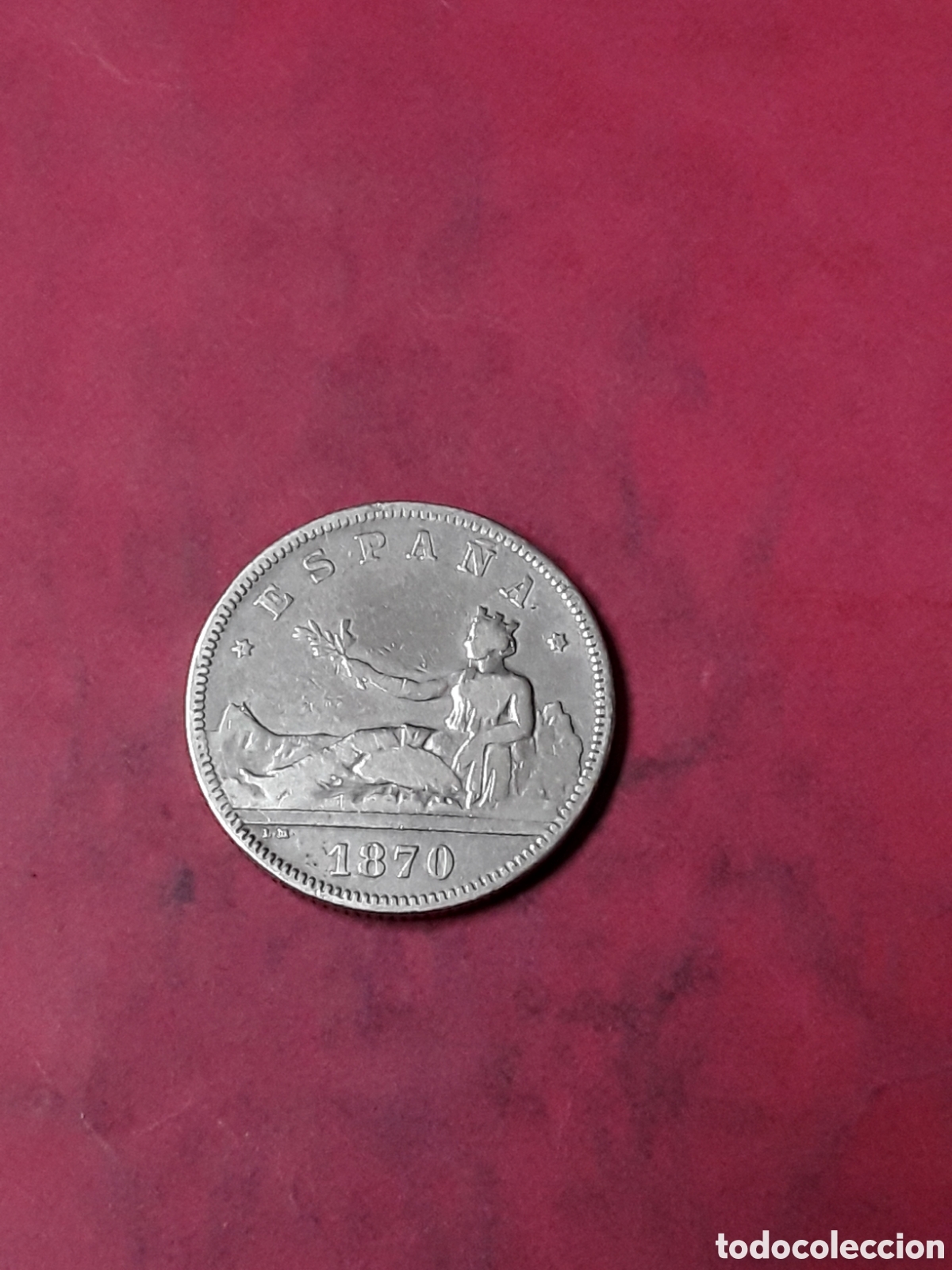 Monedas de Espa&ntilde;a: 2 PESETAS 1870 *73 GOBIERNO PROVISIONAL