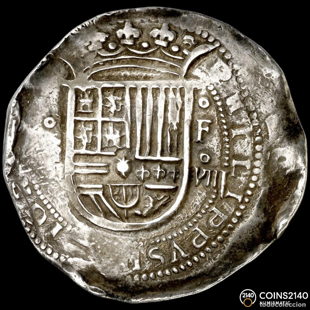 Monedas de Espa&ntilde;a: Felipe II (1566-1598). 8 Reales. Granada. F. (AC-643). (Jarabo-Sanahuja-A45). 27,30g.