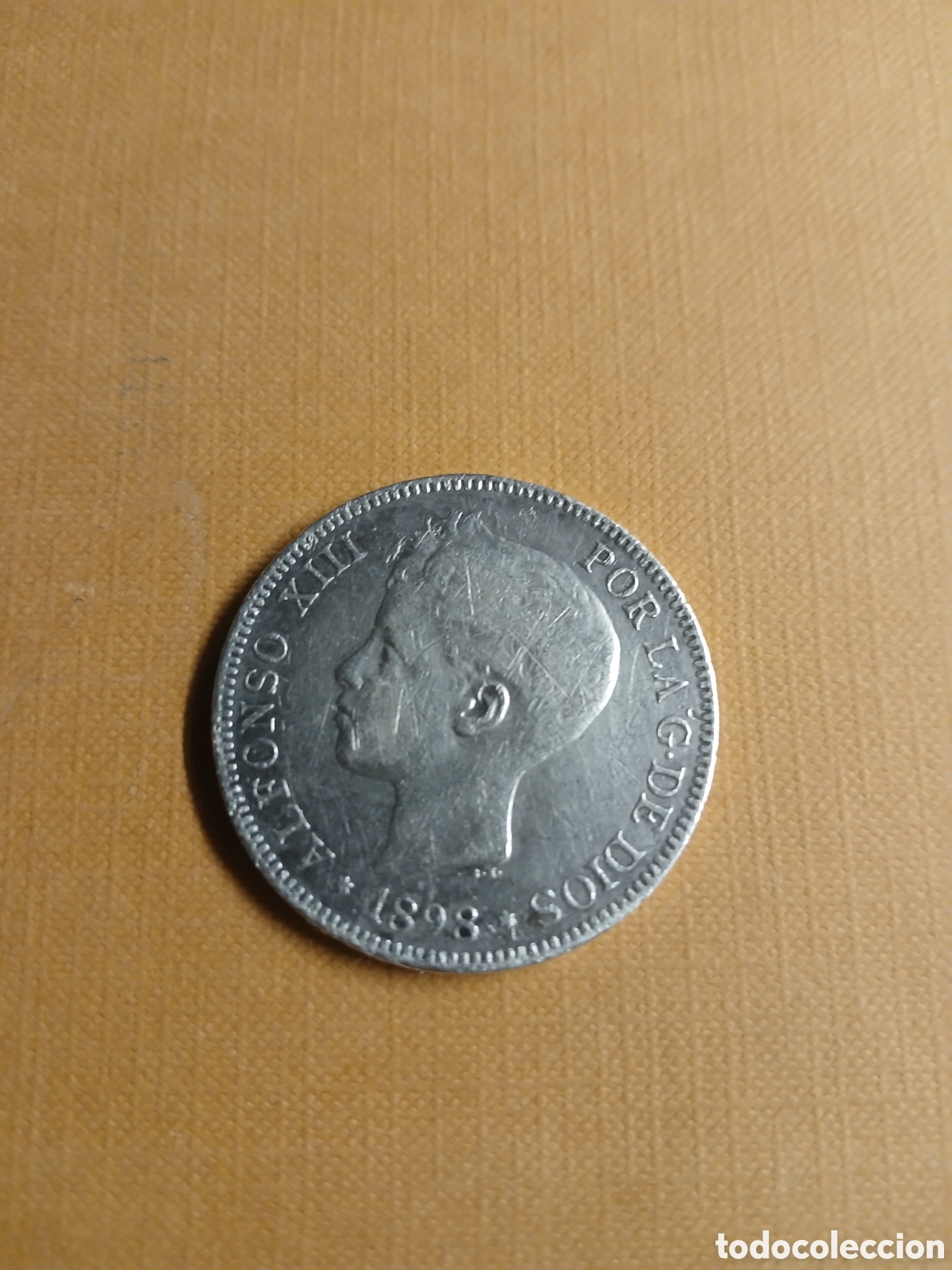 Monedas de Espa&ntilde;a: MONEDA DE PLATA ALFONSO XIII 5 PESETAS 1898.