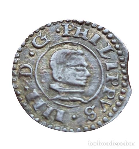 Monedas de Espa&ntilde;a: Felipe IV Sevilla R. Valor 8 curioso. 8 maravedis 1661