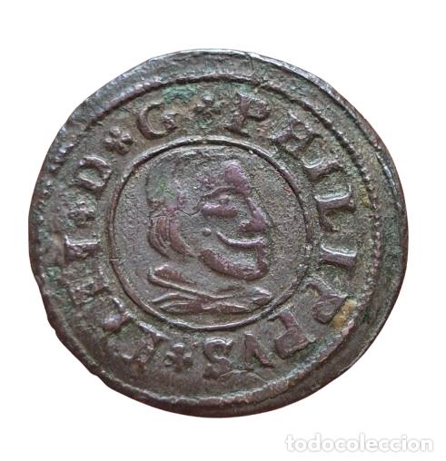 Monedas de Espa&ntilde;a: Felipe IV Segovia Br. Valor sin puntos 16. 16 maravedis 1662