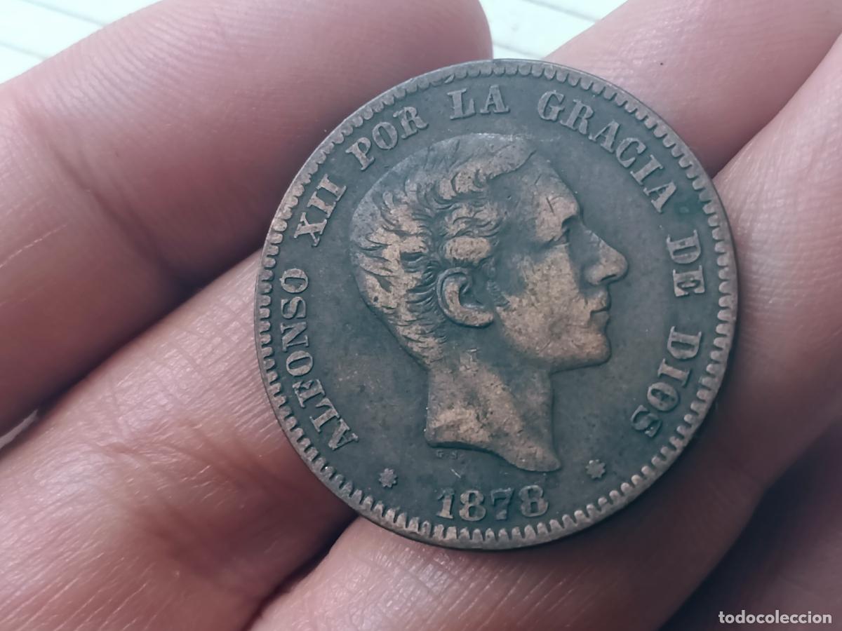 Monedas de Espa&ntilde;a: Buen 10 c&eacute;ntimos de 1878