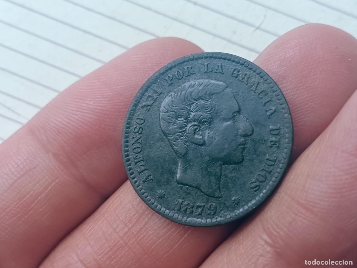 Monedas de Espa&ntilde;a: Buen 5 c&eacute;ntimos de 1879
