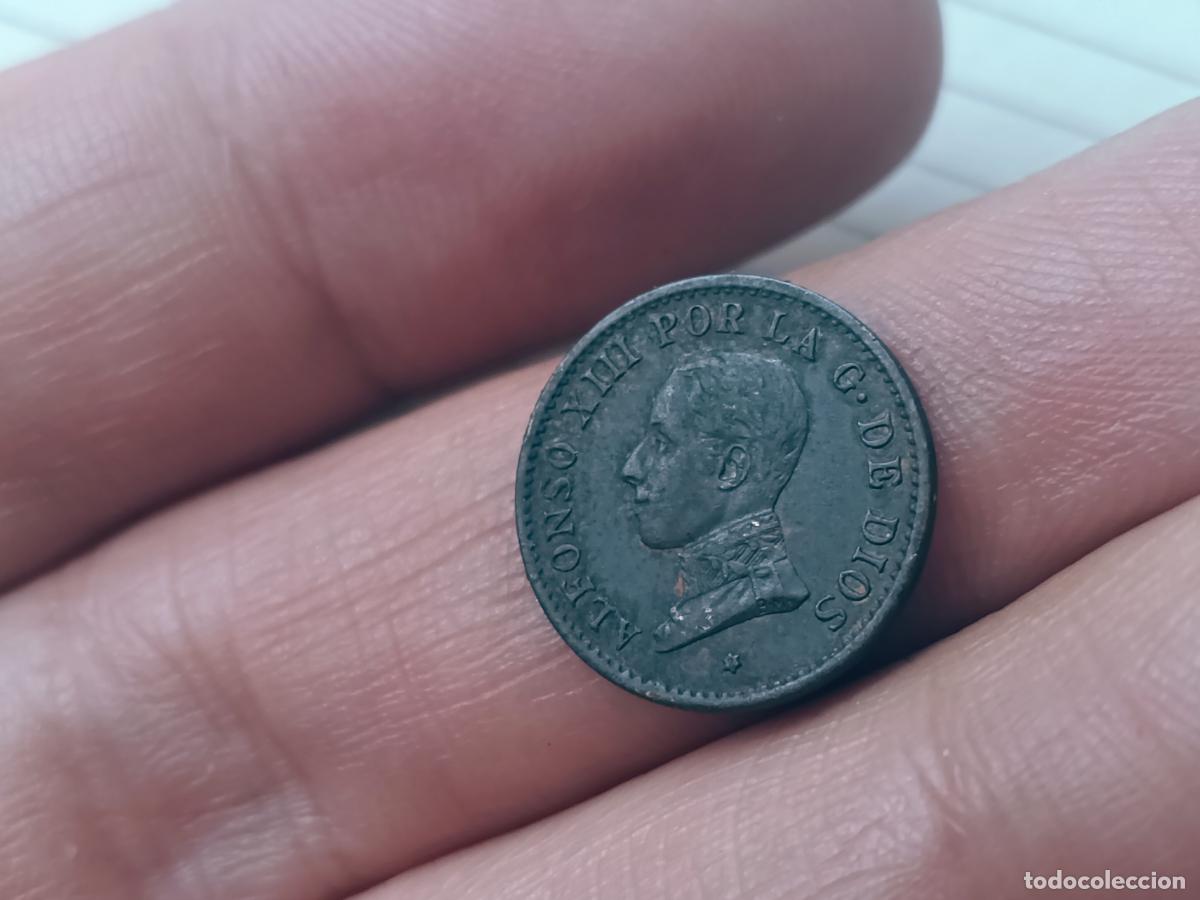 Monedas de Espa&ntilde;a: 1 c&eacute;ntimo de 1912 Alfonso XIII