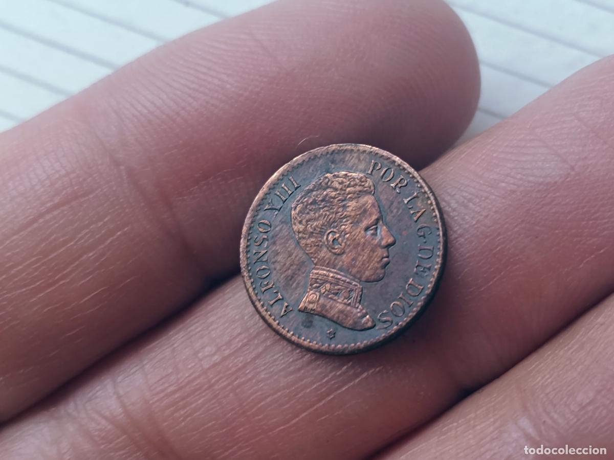 Monedas de Espa&ntilde;a: 1 c&eacute;ntimo de 1906 Alfonso XIII