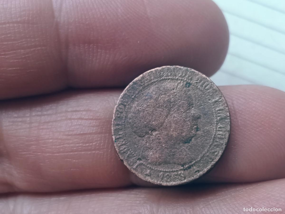 Monedas de Espa&ntilde;a: ISABEL II 1 CENTIMO DE ESCUDO 1868 - Foto 1