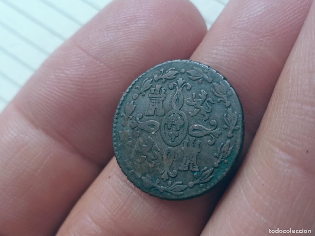 Monedas de Espa&ntilde;a: 2 maravedis de 1820 Fernando VII - Foto 2
