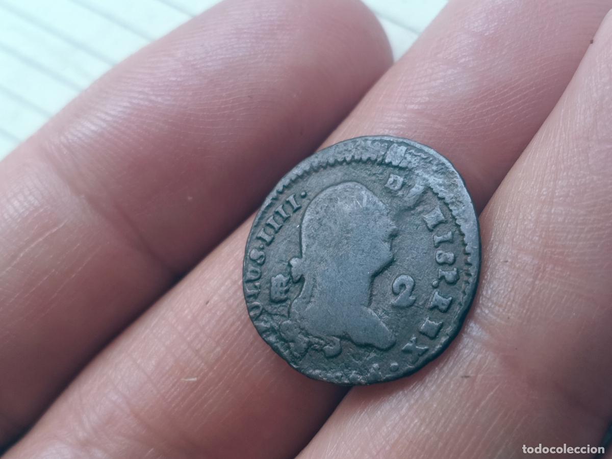 Monedas de Espa&ntilde;a: 2 maravedis de Carlos IV