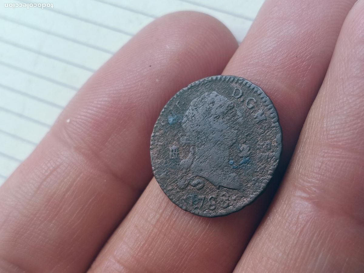 Monedas de Espa&ntilde;a: 2 maravedis de 1780 Carlos III - Foto 1